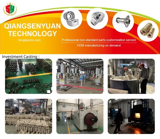 OEM Non Standard High Quality 304/316 Stainless Steel Investment Precision Machinery Casting Parts