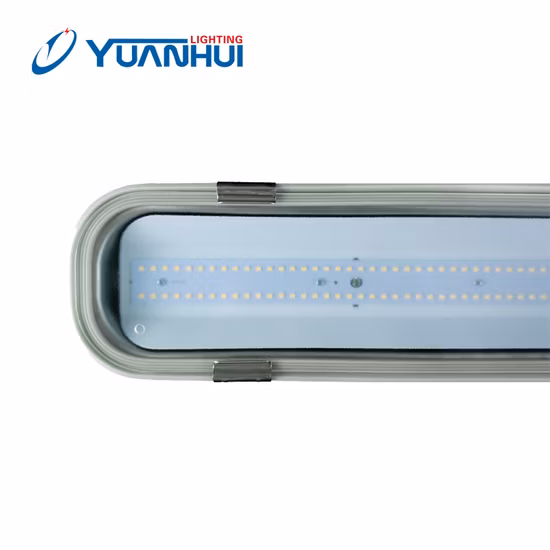 IP66 Ik08 LED 스테인레스 스틸 방수 램프, LED 조명 본체, LED 터널 삼중 방지 조명, LED 삼중 방지 튜브 라이트