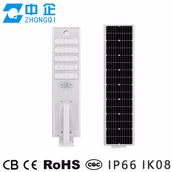 IP66 Ik10 승인 40W 태양 LED 가로등 비바람에 견디는